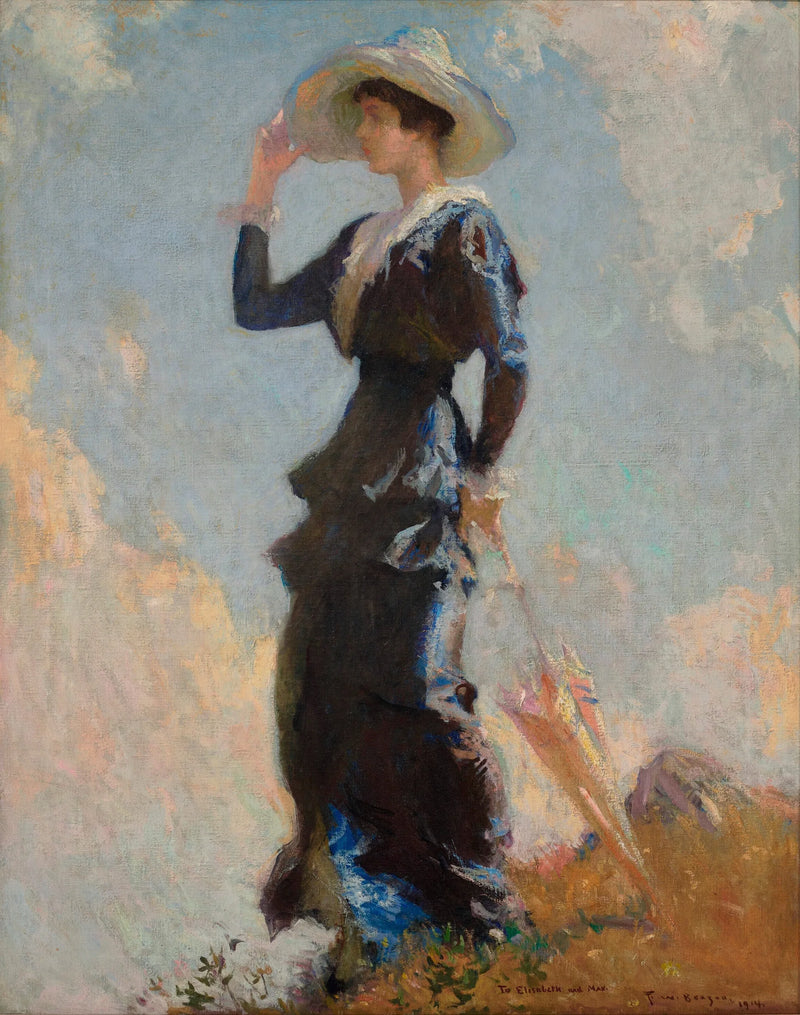 De top van de heuvel - Frank Weston Benson