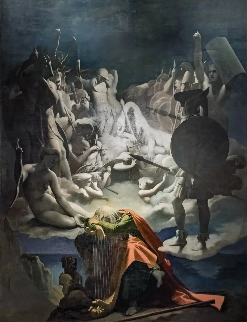 De Droom van Ossian - Jean-Auguste-Dominique Ingres