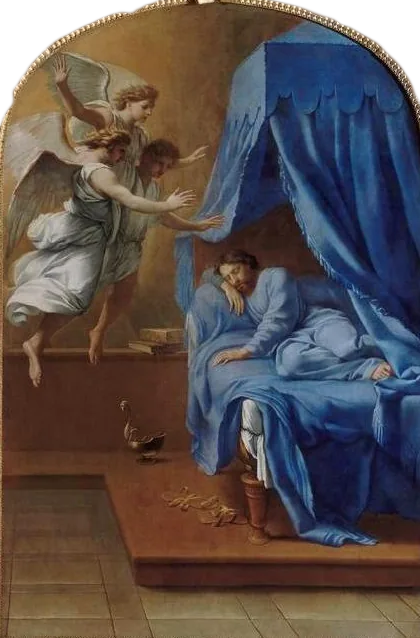 De droom van Sint Bruno - Eustache Le Sueur