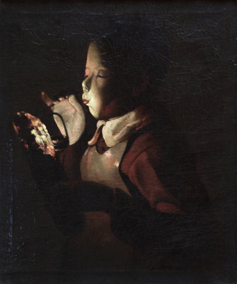 De Verstuiver met lamp - Georges de La Tour