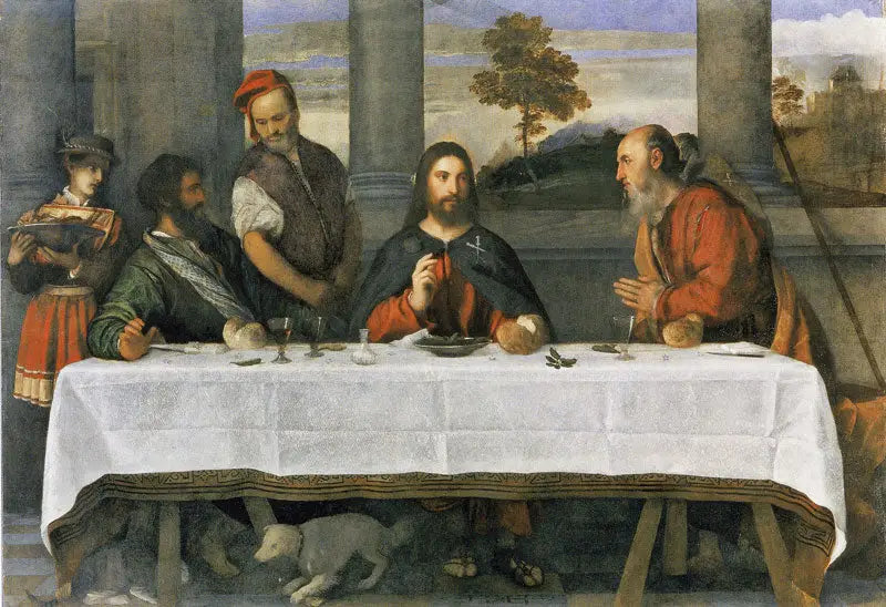 Het Avondmaal in Emmaüs - Titiaan