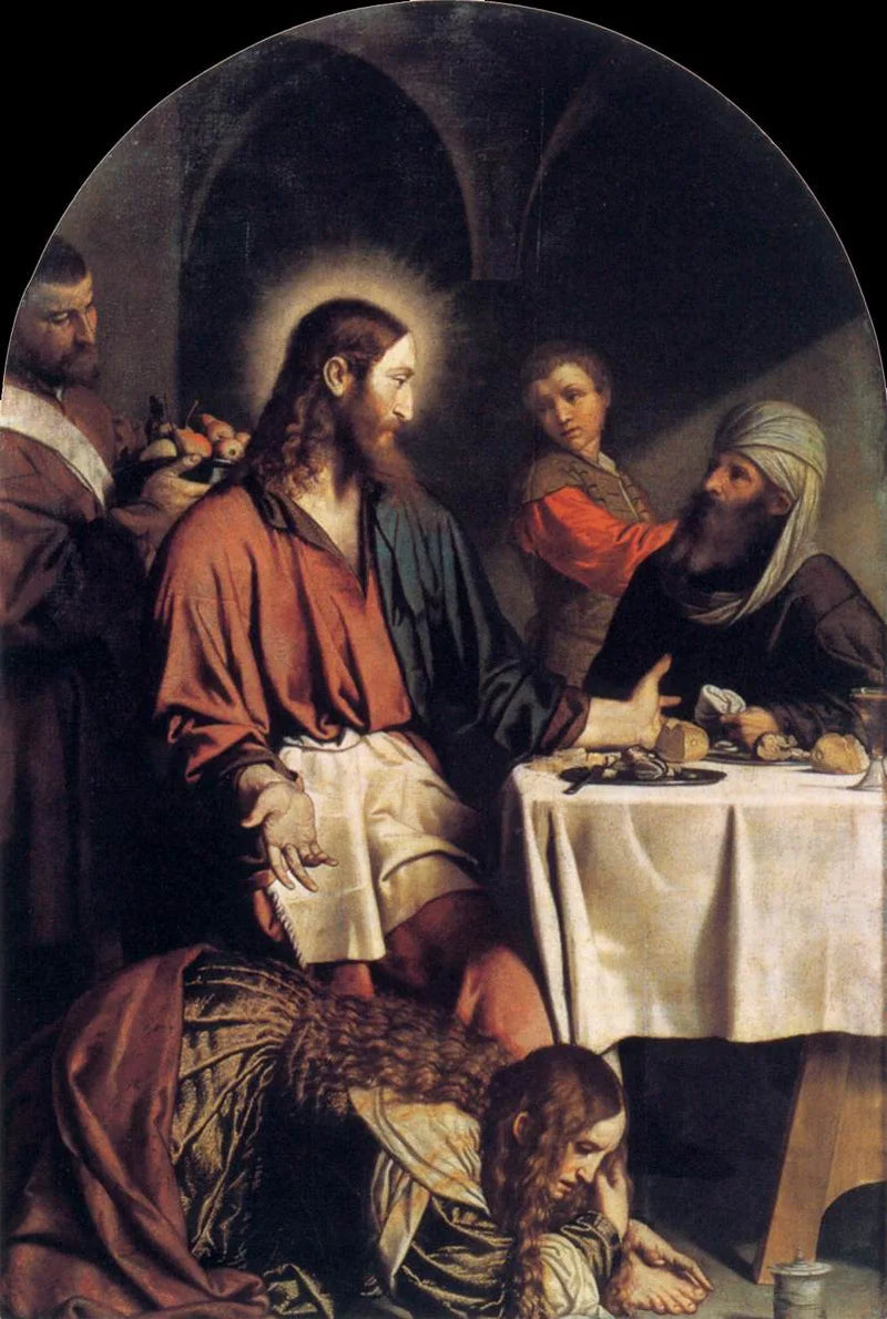Het avondmaal bij Simon de Farizeeër - Alessandro Bonvicino