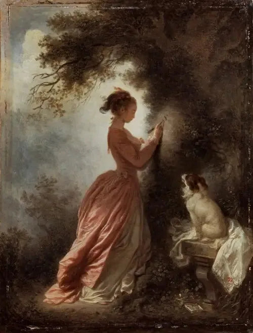 Het Souvenir - Jean-Honoré Fragonard