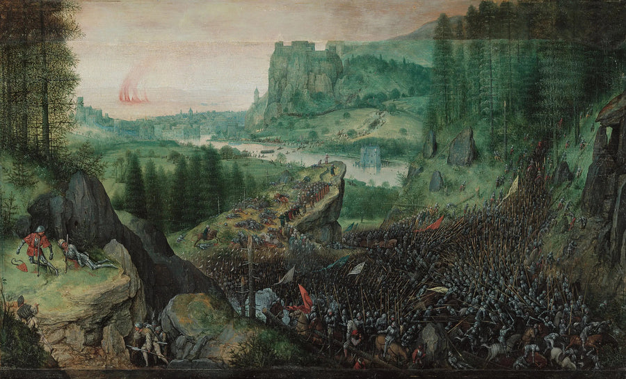 De Zelfmoord van Saul - Pieter Brueghel de Oude