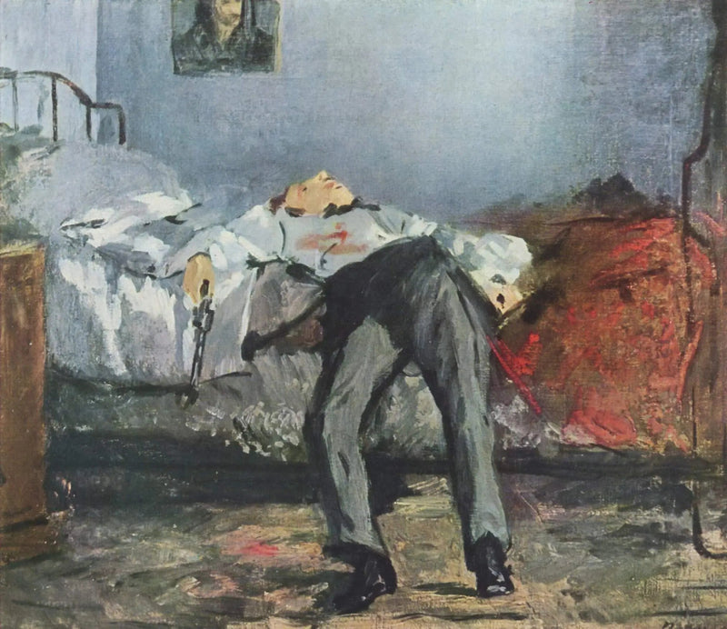 De Zelfmoord - Édouard Manet