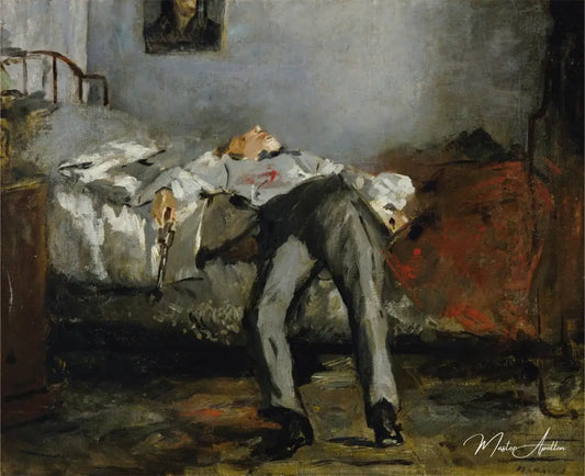 Le Suicidé - Edouard Manet - Reproductions de tableaux et peintures haut de gamme