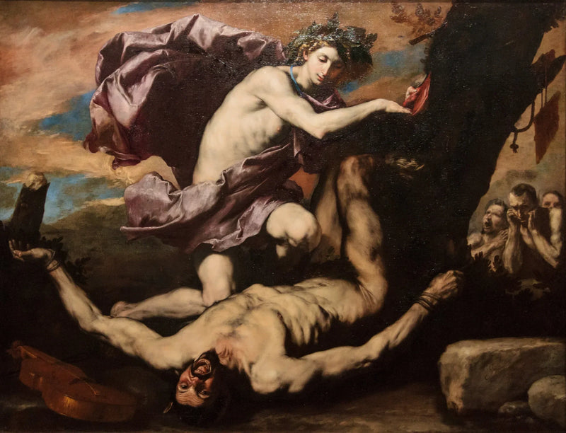 De Marteling van Marsyas (Giordano, Ribera) - Jusepe de Ribera