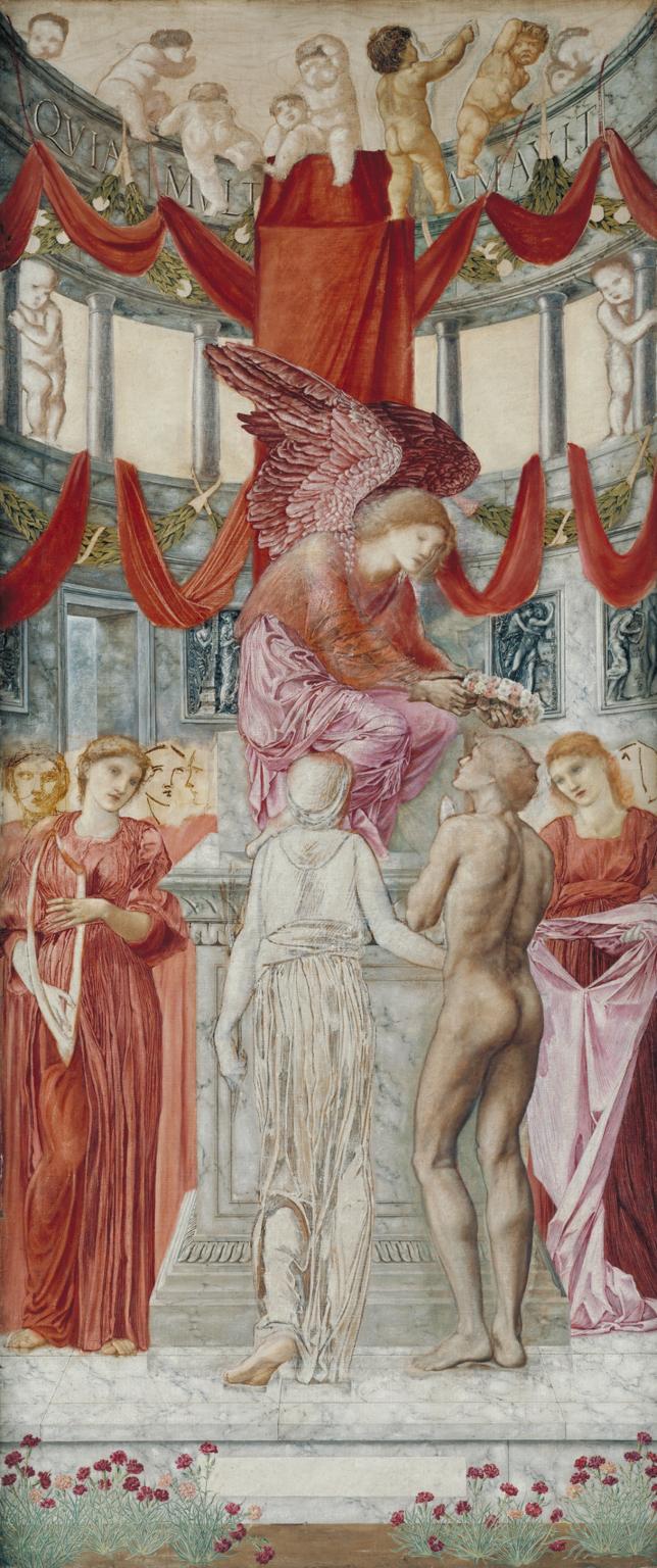 Het Tempel van de Liefde - Edward Burne-Jones