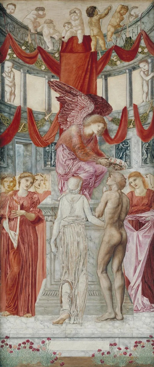 Het Tempel van de Liefde - Edward Burne-Jones