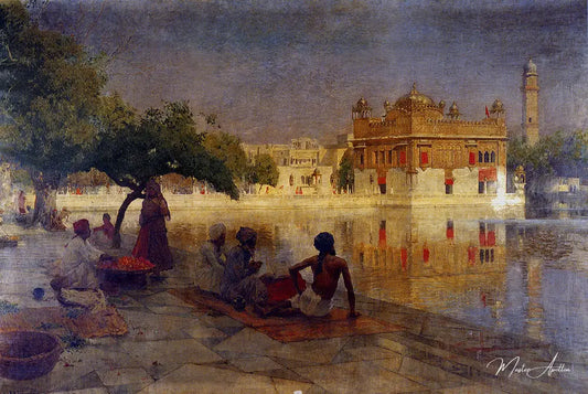 Le Temple d'or d'Amritsar - Edwin Lord Weeks - Reproductions de tableaux et peintures haut de gamme