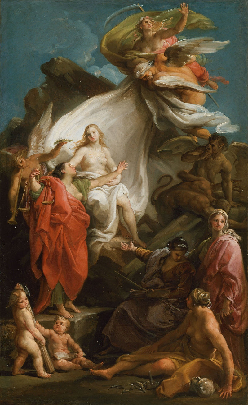 De tijd onthult de waarheid - Pompeo Batoni