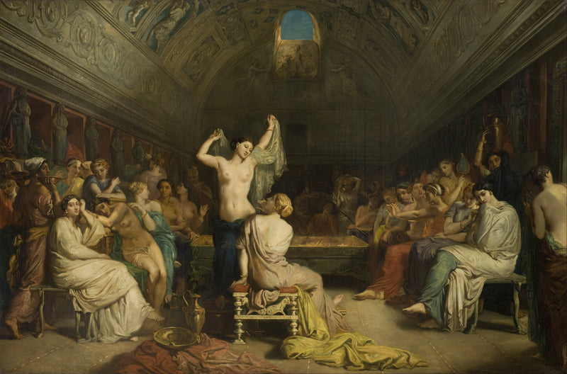 Het Tepidarium - Théodore Chassériau