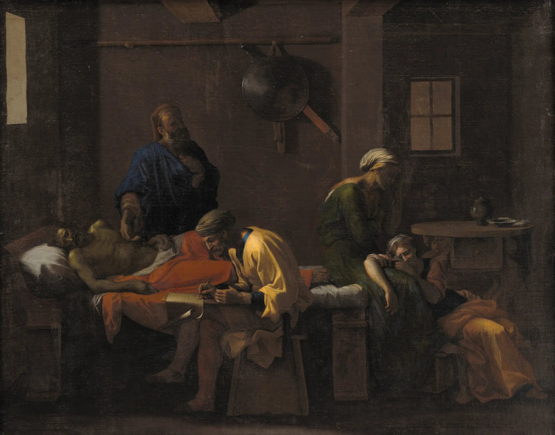 Het testament van Eudamidas - Nicolas Poussin