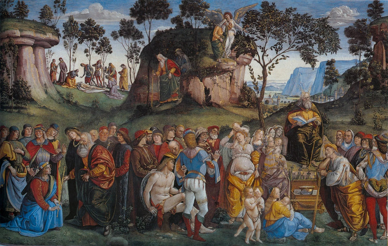 Het Testament en de dood van Mozes - Luca Signorelli