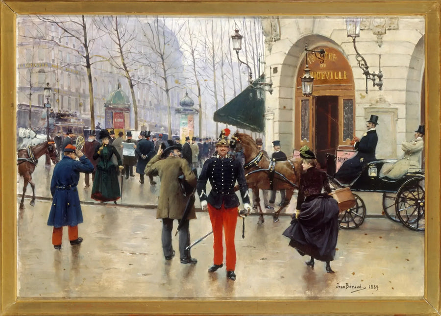 Het theater van het Vaudeville - Jean Béroud

Source:
Le théâtre du Vaudeville - Jean Béraud
