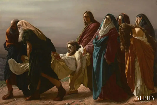 Le transport du Christ au sépulcre - Antonio Ciseri - Reproductions de tableaux et peintures haut de gamme