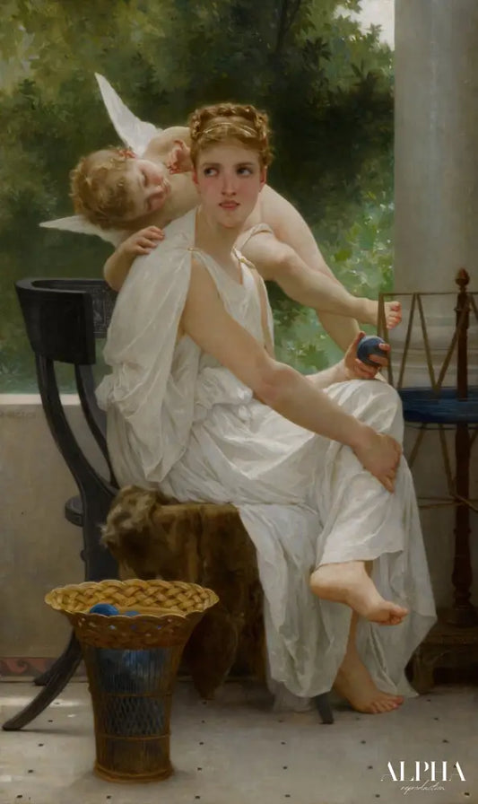 Le travail interrompu - William-Adolphe Bouguereau Reproductions de tableaux à la peinture à l’huile