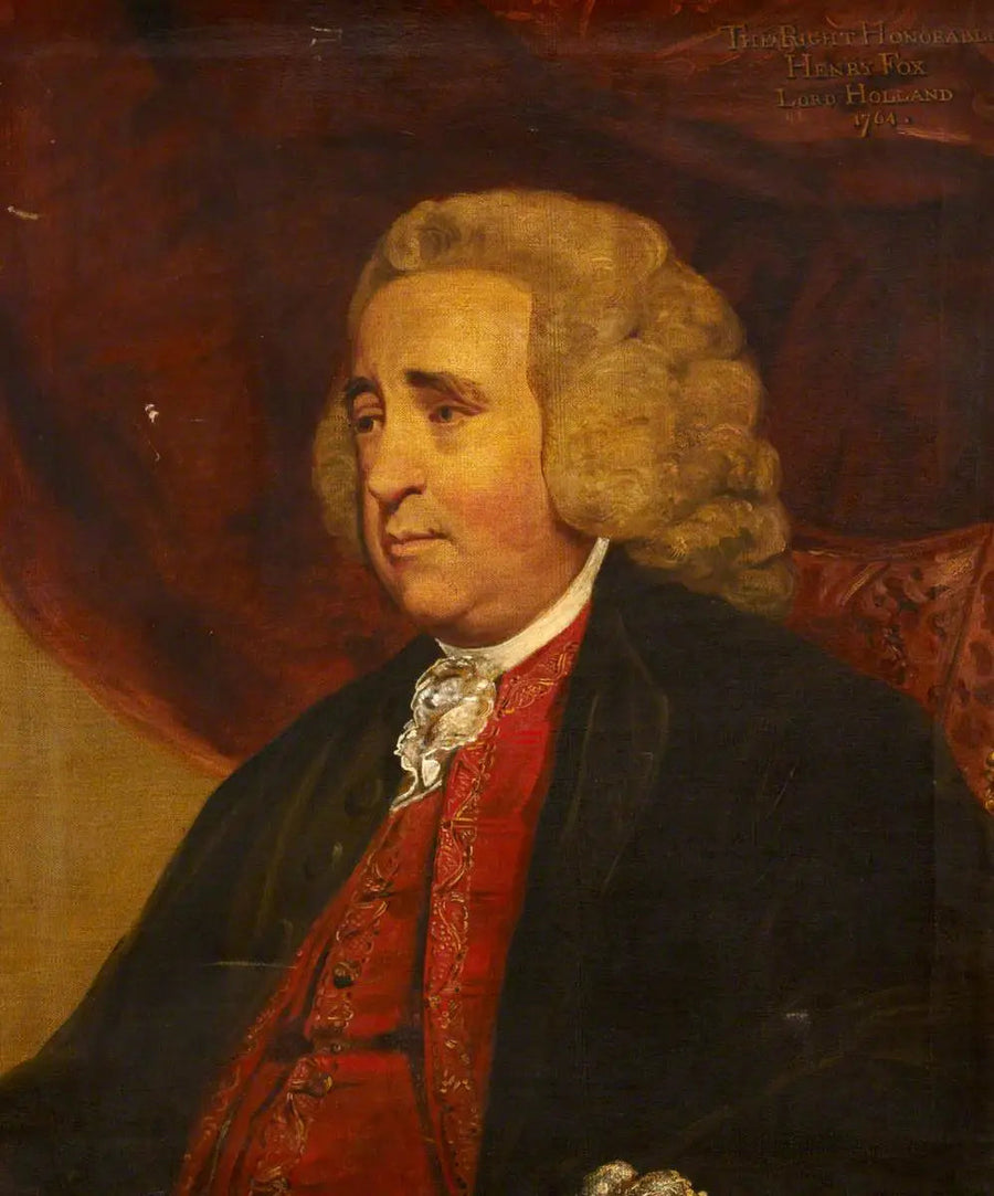 De zeer eerbiedwaardige Henry Fox (1705–1774), 1e Lord Holland - Joshua Reynolds

Source:
Le très honorable Henry Fox (1705–1774), 1er Lord Holland - Joshua Reynolds