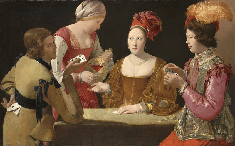 De bedrieger met de klaver aas - Georges de La Tour