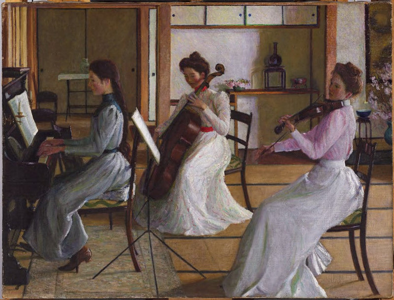 Het Trio, Tokio, Japan - Lilla Cabot Perry