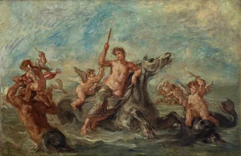 De Triomf van Amphitrite - Eugène Delacroix