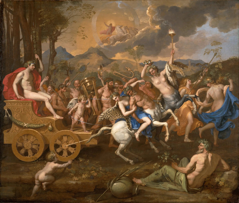 Het Triomf van Bacchus - Nicolas Poussin