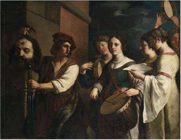 De triomf van David - Guercino