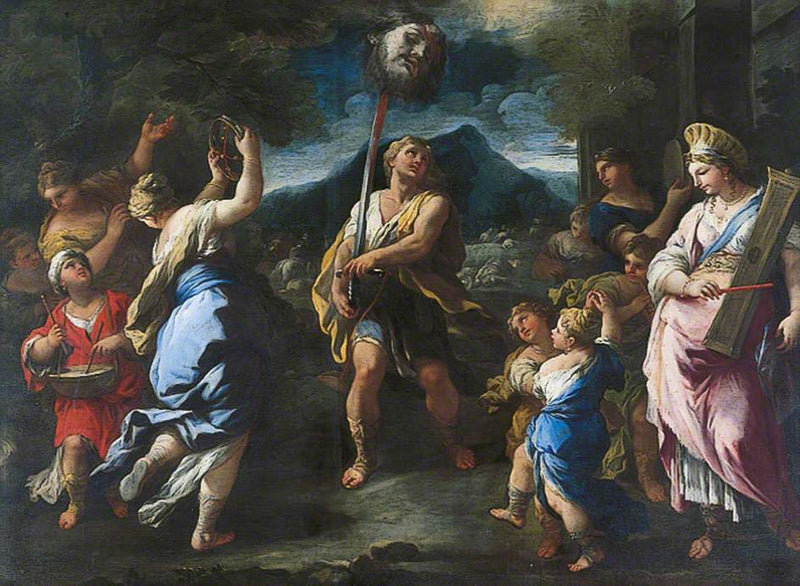De triomf van David - Luca Giordano