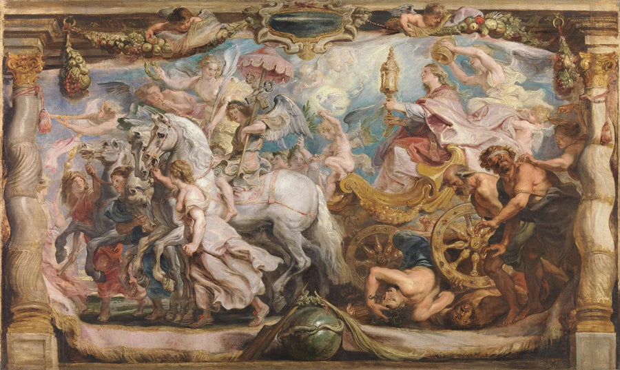 Het Triomf van de Kerk - Peter Paul Rubens