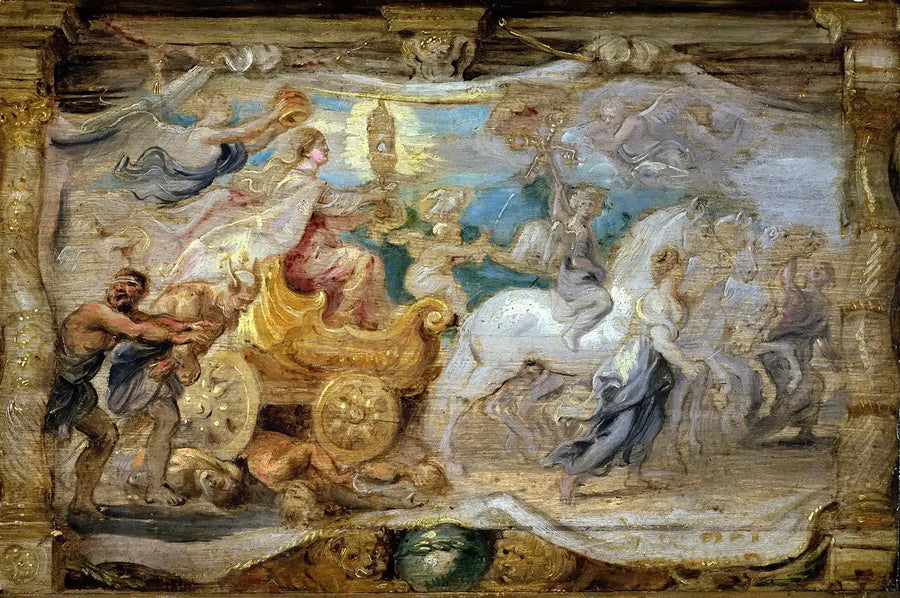 Het Triomf van de Eucharistie over onwetendheid en blindheid - Peter Paul Rubens