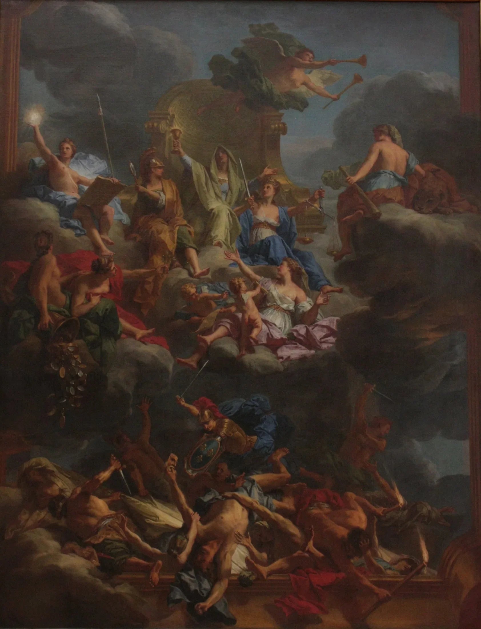 Le Triomphe de la Justice - Jean-Baptiste Jouvenet image 1 copie de tableau peinte à la main