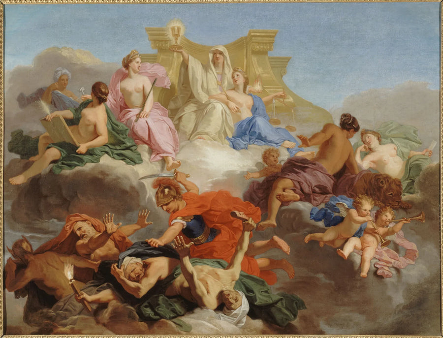 De Triomf van de Rechtspraak - Jean-Baptiste Jouvenet