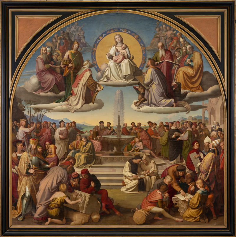 De triomf van de religie in de kunsten - Johann Friedrich Overbeck