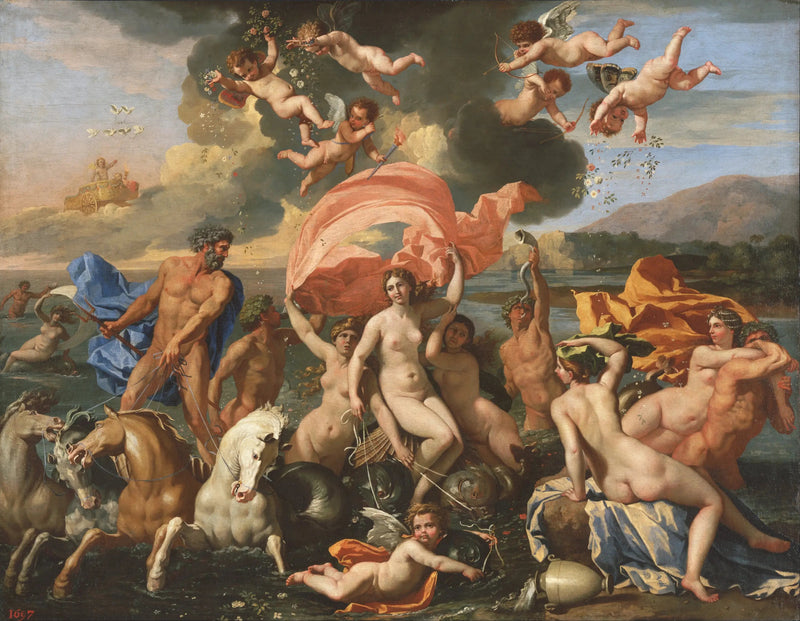 Het Triomf van Neptunus - Nicolas Poussin