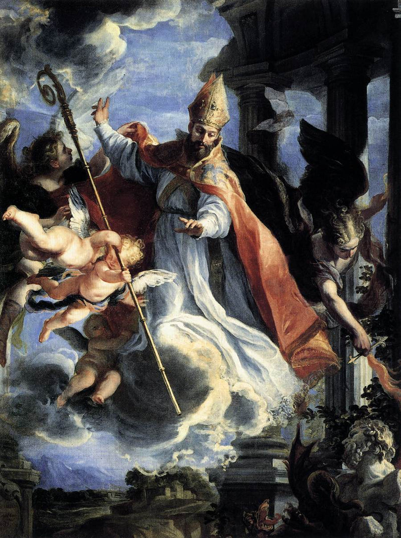 Het Triomf van Sint Augustinus - Claudio Coello