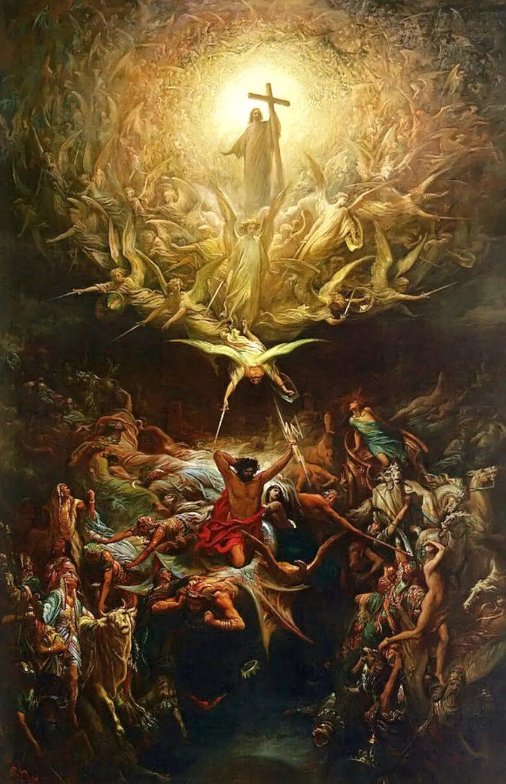 Le triomphe du christianisme sur le paganisme - Gustave Doré - Alpha Reproduction