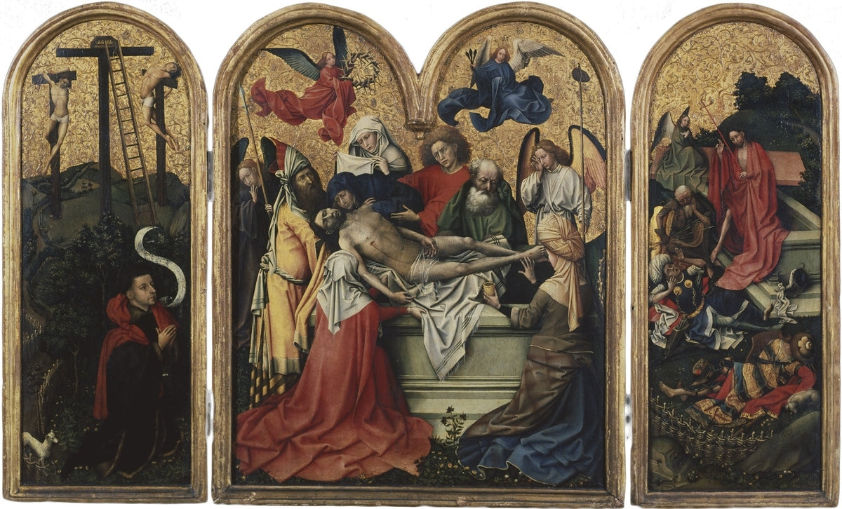 Le triptyque de Seilern – La mise au tombeau - Robert Campin - Alpha Reproduction