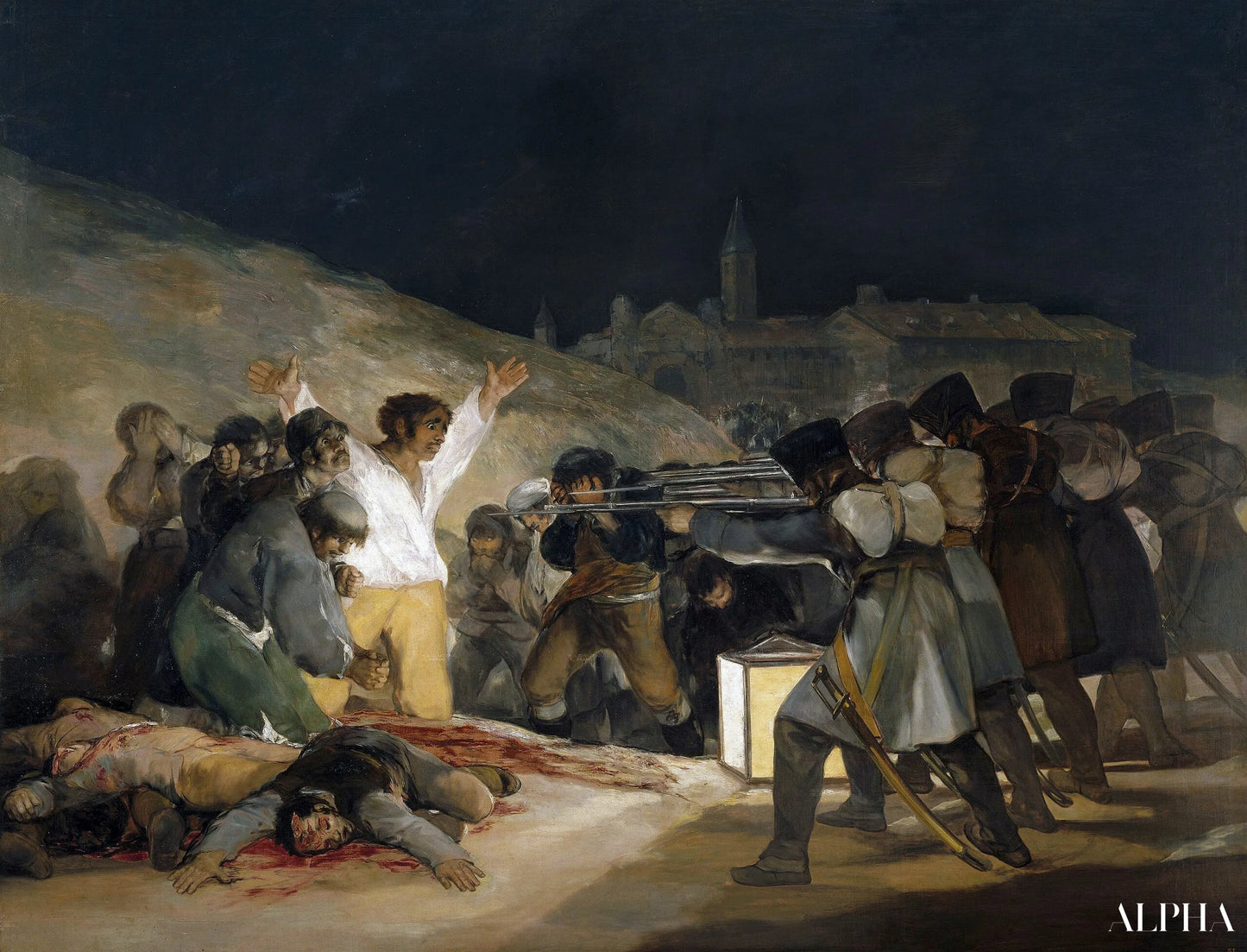 De drie mei - Francisco de Goya - Reproducties van schilderijen en hoogwaardige schilderkunst