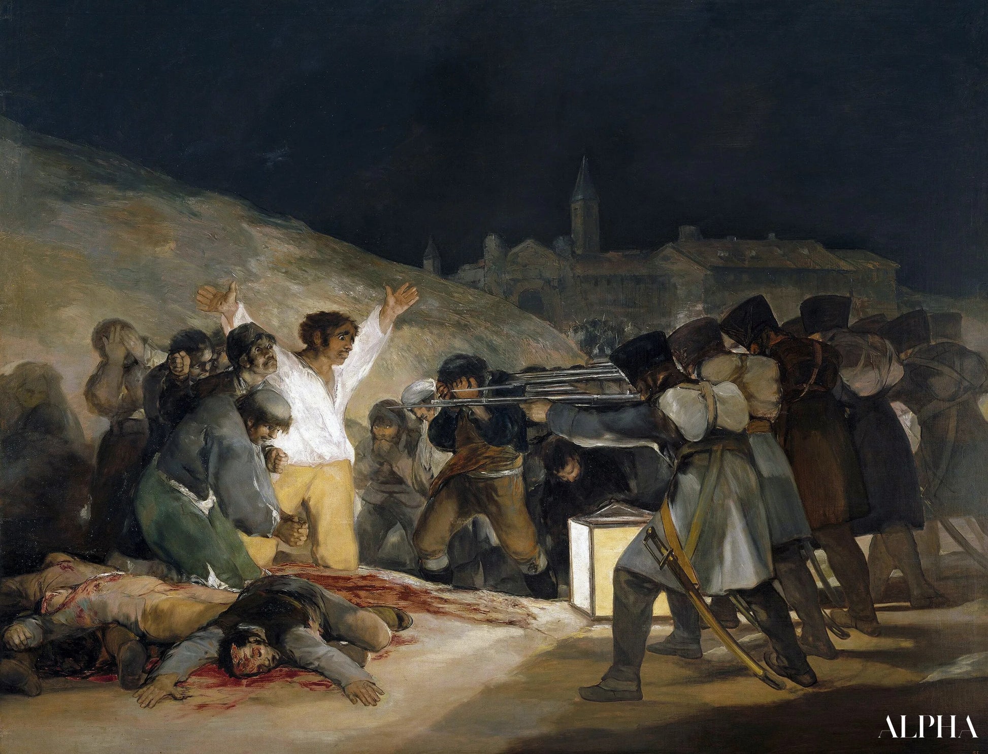 De drie mei - Francisco de Goya - Reproducties van schilderijen en hoogwaardige schilderkunst