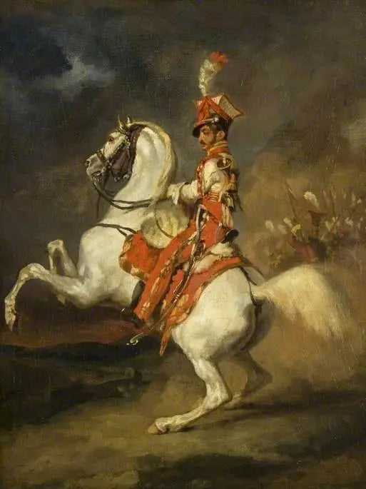 De Trompettist van de Lansiers van de Garde - Théodore Géricault