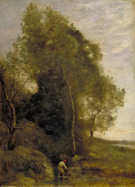 De kreeftenput - Jean-Baptiste Camille Corot
