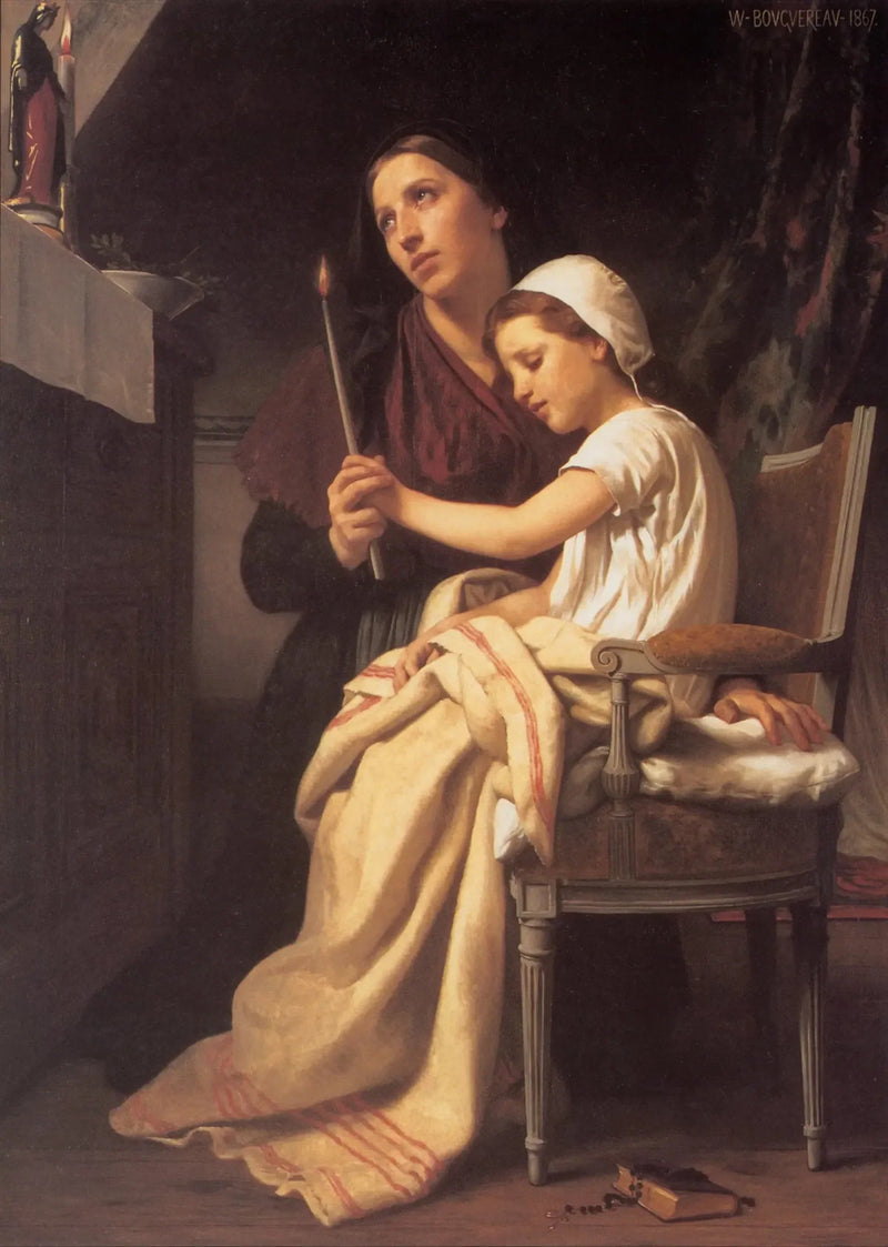 De wens - Bouguereau
