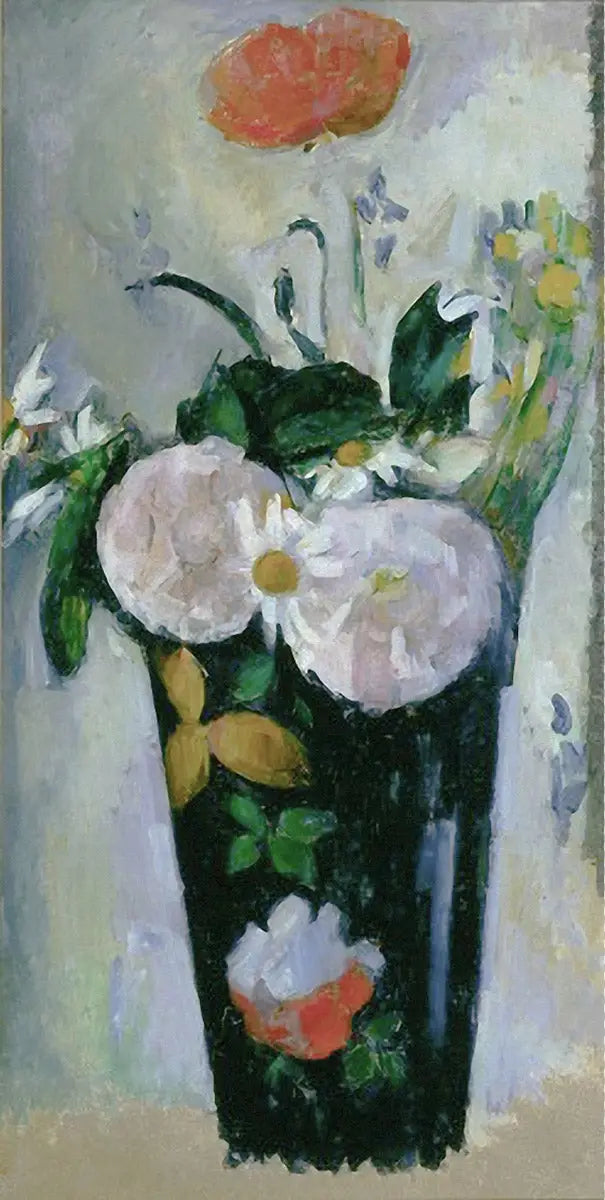 De donkerblauwe vaas, III - Paul Cézanne