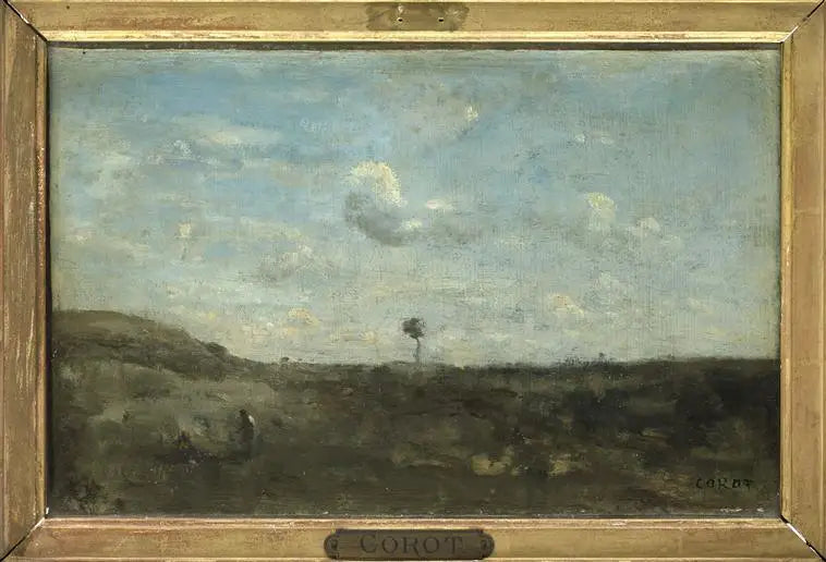 Het uitgestrekte plateau - Jean-Baptiste Camille Corot