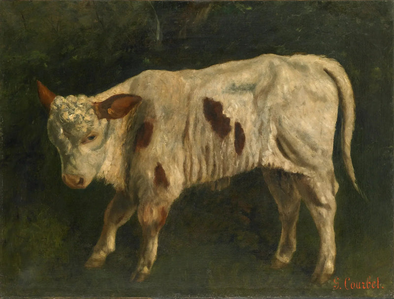 Het Witte Kalfje - Gustave Courbet