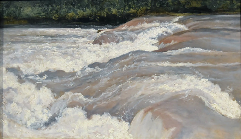 Het Vellum bij de uitgang van het meer Papigno - Jean-Baptiste Camille Corot