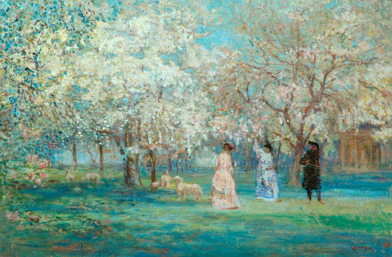 De bloeiende boomgaard - Charles Conder