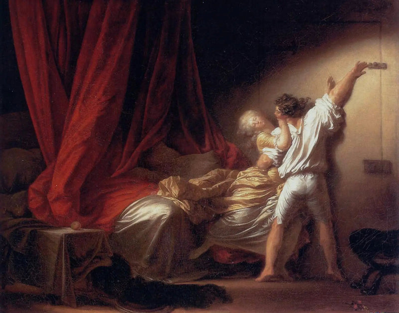 De Vergrendeling - Jean-Honoré Fragonard