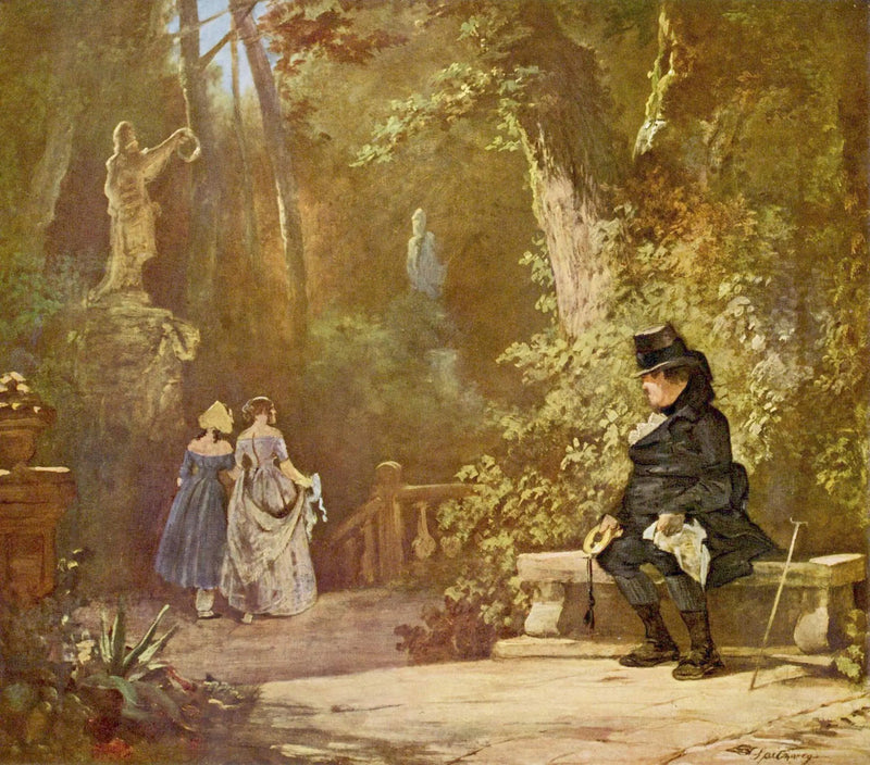 De Weduwnaar - Carl Spitzweg