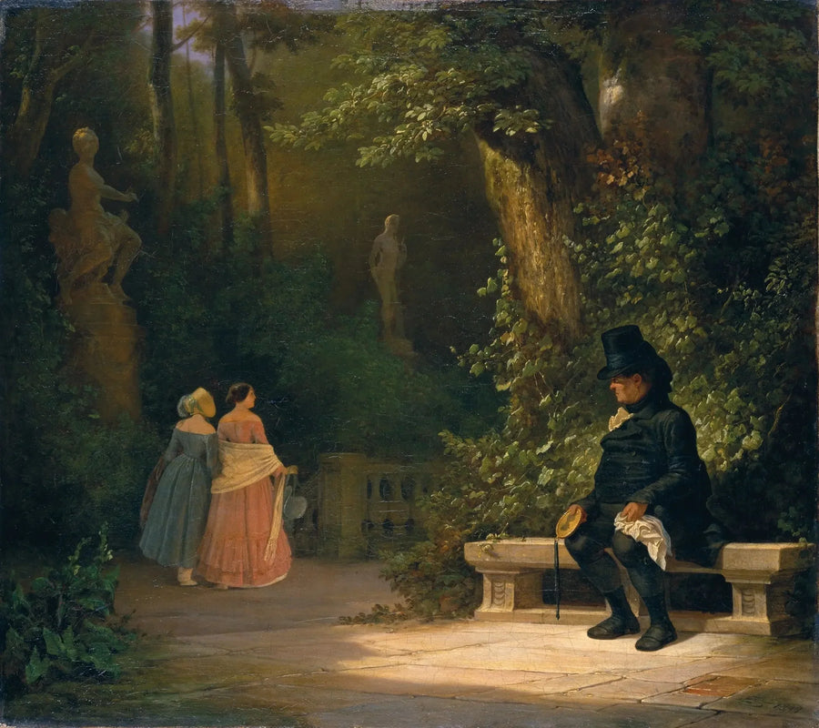 De Weduwnaar - Carl Spitzweg